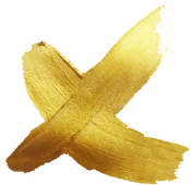 Gold Metallic Brushstroke